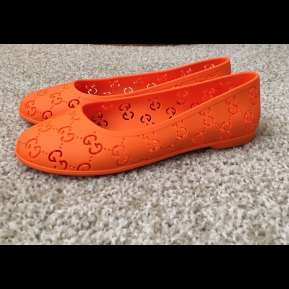 Girl Gucci flats - Orange